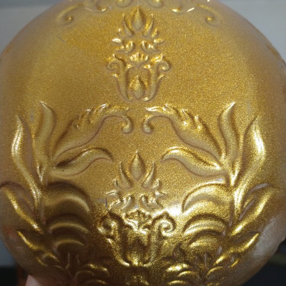 Damask Gold & Red glass bowls - Picture 4 of 5